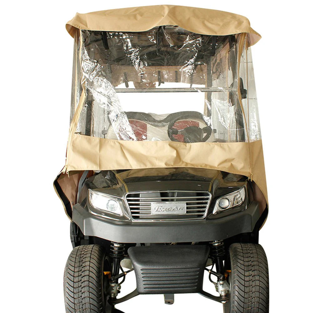 VEVOR Golf Cart Enclosure, 4-Person Golf Cart Cover, 4-Sided Fairway Deluxe, 300D Waterproof Driving Enclosure with Transparent Windows, Fit for EZGO, Club Car, Yamaha Cart (Roof up to 78.7''L)